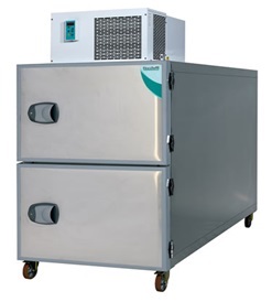 Tủ bảo quản tử thi 2 xác Fiocchetti Italia