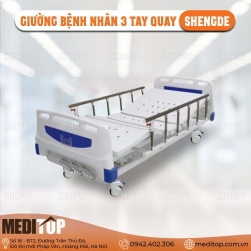 Giường bệnh nhân 3 tay quay