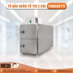 Tủ bảo quản tử thi 2 xác Fiocchetti Italia