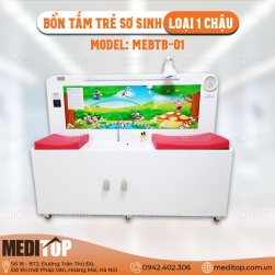 Bồn tắm trẻ sơ sinh loại 1 chậu