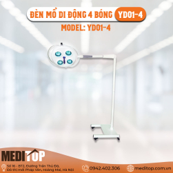 Đèn mổ di động 4 bóng YD01-4