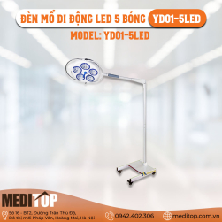 Đèn mổ 5 bóng YD01-5 LED