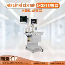 Máy gây mê giúp thở Axcent -Đức APUS X2
