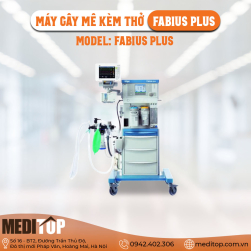 Máy gây mê kèm thở Fabius Plus Đức