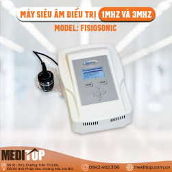Máy siêu âm điều trị 1MHz và 3MHz FISIOSONIC, Italia