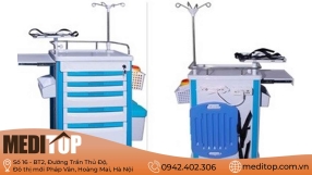 Xe Đẩy Cấp Phát Thuốc Và Dụng Cụ Y Tế Hiện Đại
