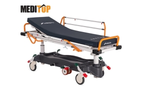 Xe đẩy bệnh nhân nằm có bánh xe di chuyển đa năng