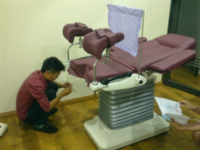 Lắp đặt thiết bị tại phòng khám K - Hướng dương