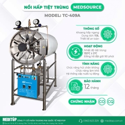 Nồi hấp tiệt trùng nằm ngang MEDSOURCE TC-409A