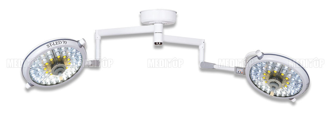 Đèn phẫu thuật treo trần 2 nhánh ST-LED70D