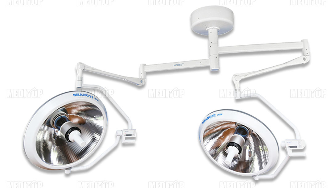 Đèn mổ treo trần 2 nhánh ZF700/500