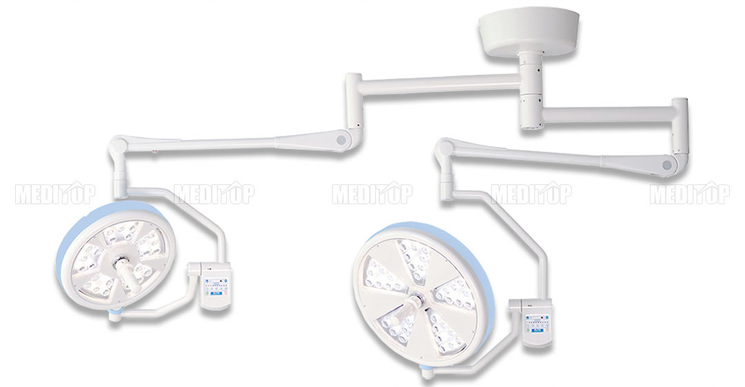 Đèn phẫu thuật treo trần 2 nhánh Solar Max LED 40/25