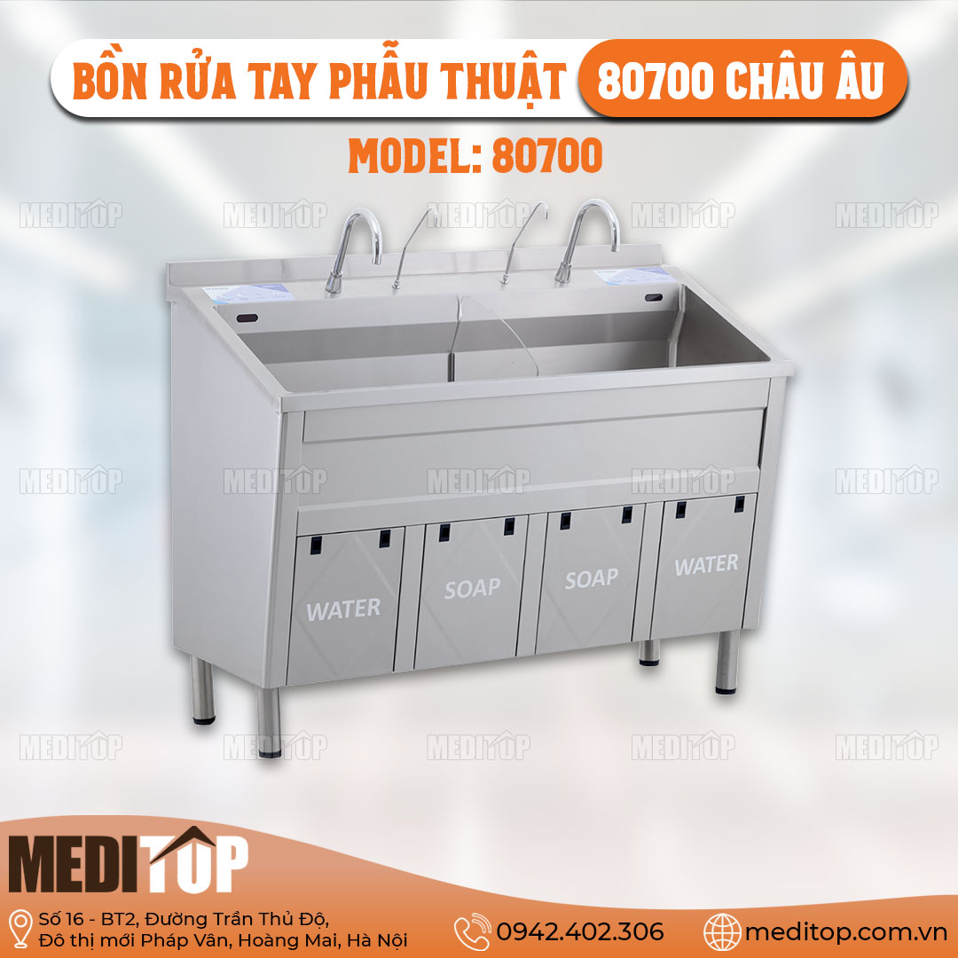 Bồn rửa tay phẫu thuật châu âu