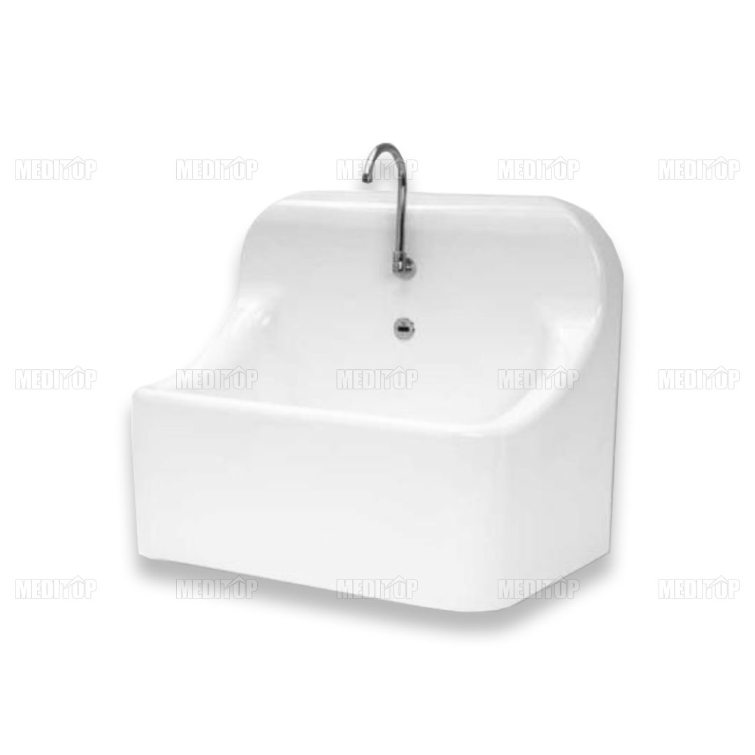 Bồn rửa tay phòng mổ 1 vòi tự động composite