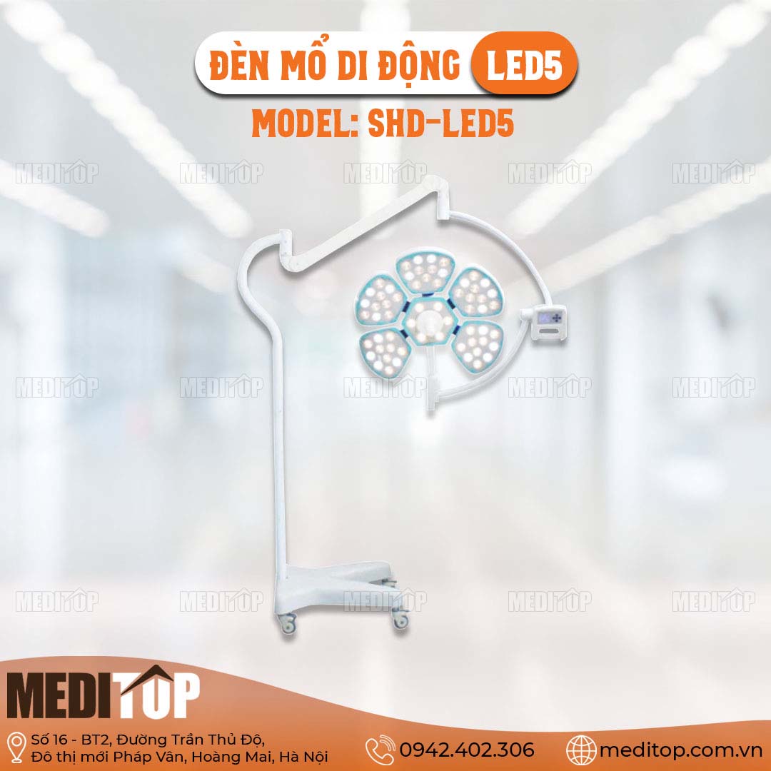 Đèn mổ di động