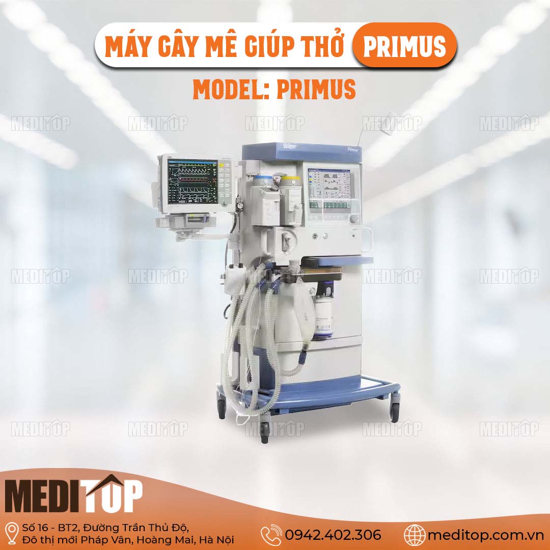 Máy gây mê giúp thở cao cấp Primus