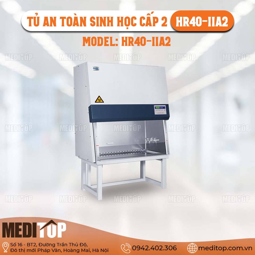 Tủ an toàn sinh học cấp hai HR40-IIA2