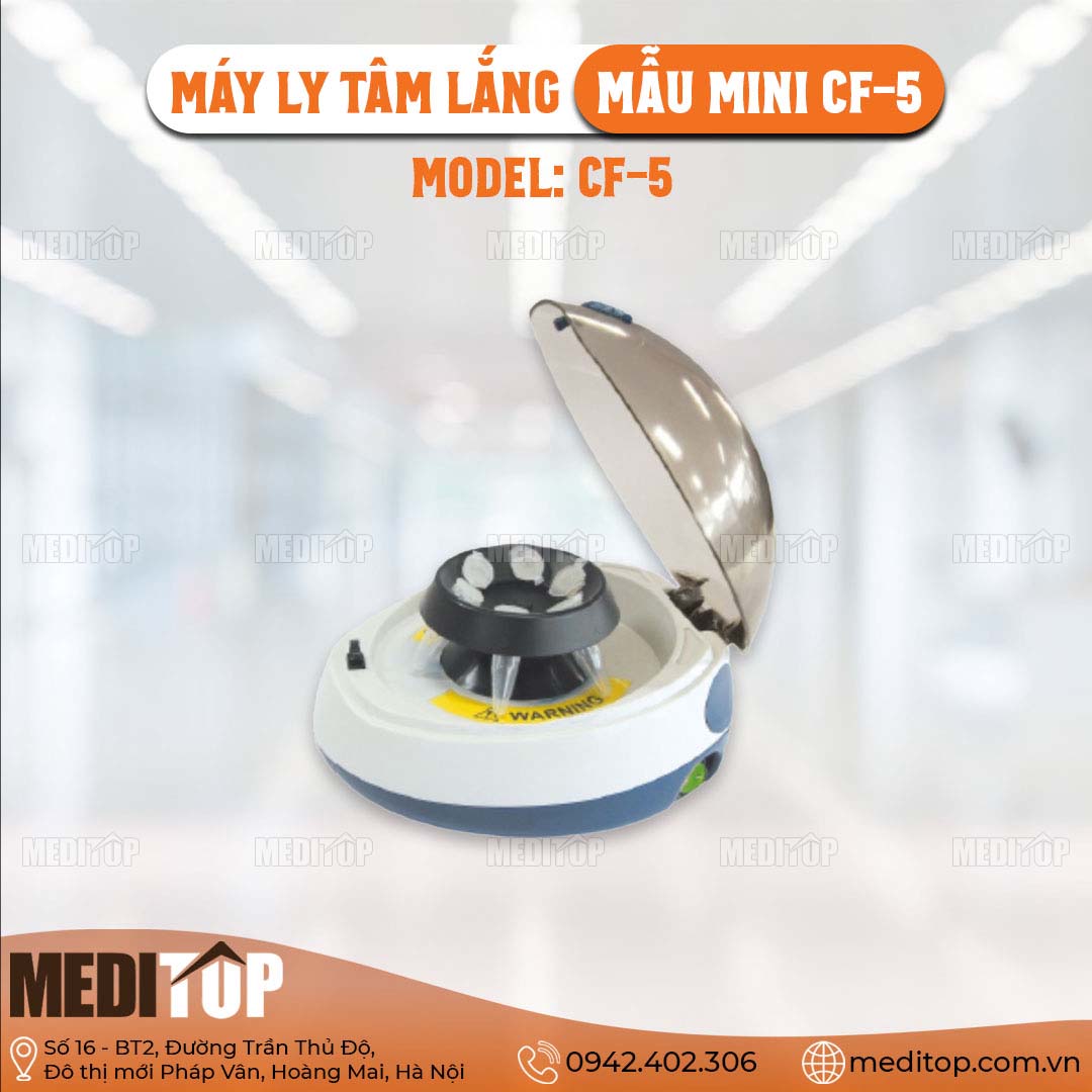 Máy ly tâm lắng mẫu mini