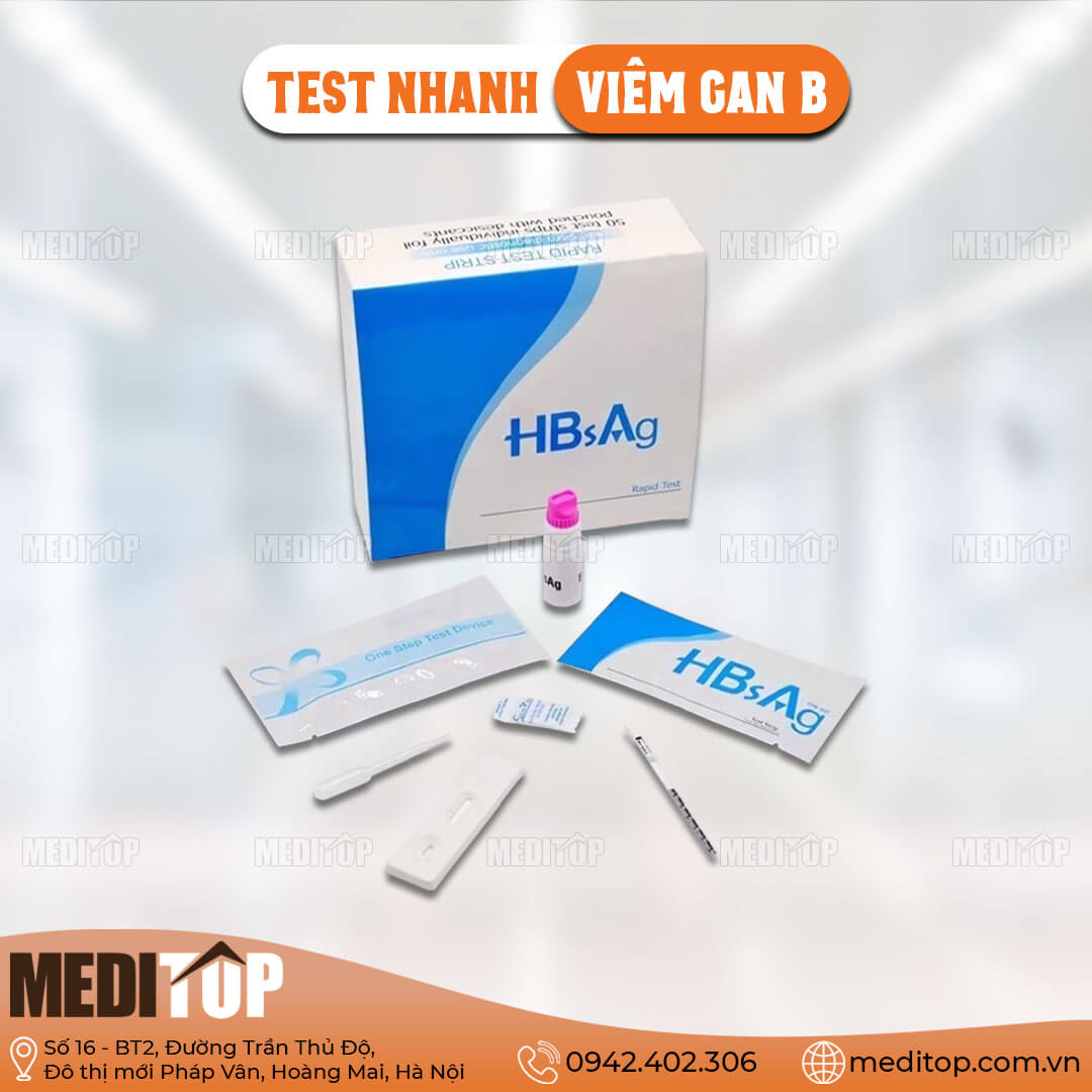 Test nhanh viêm gan B