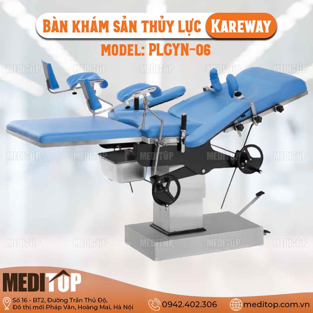Bàn khám sản thủy lực PLGYN-06