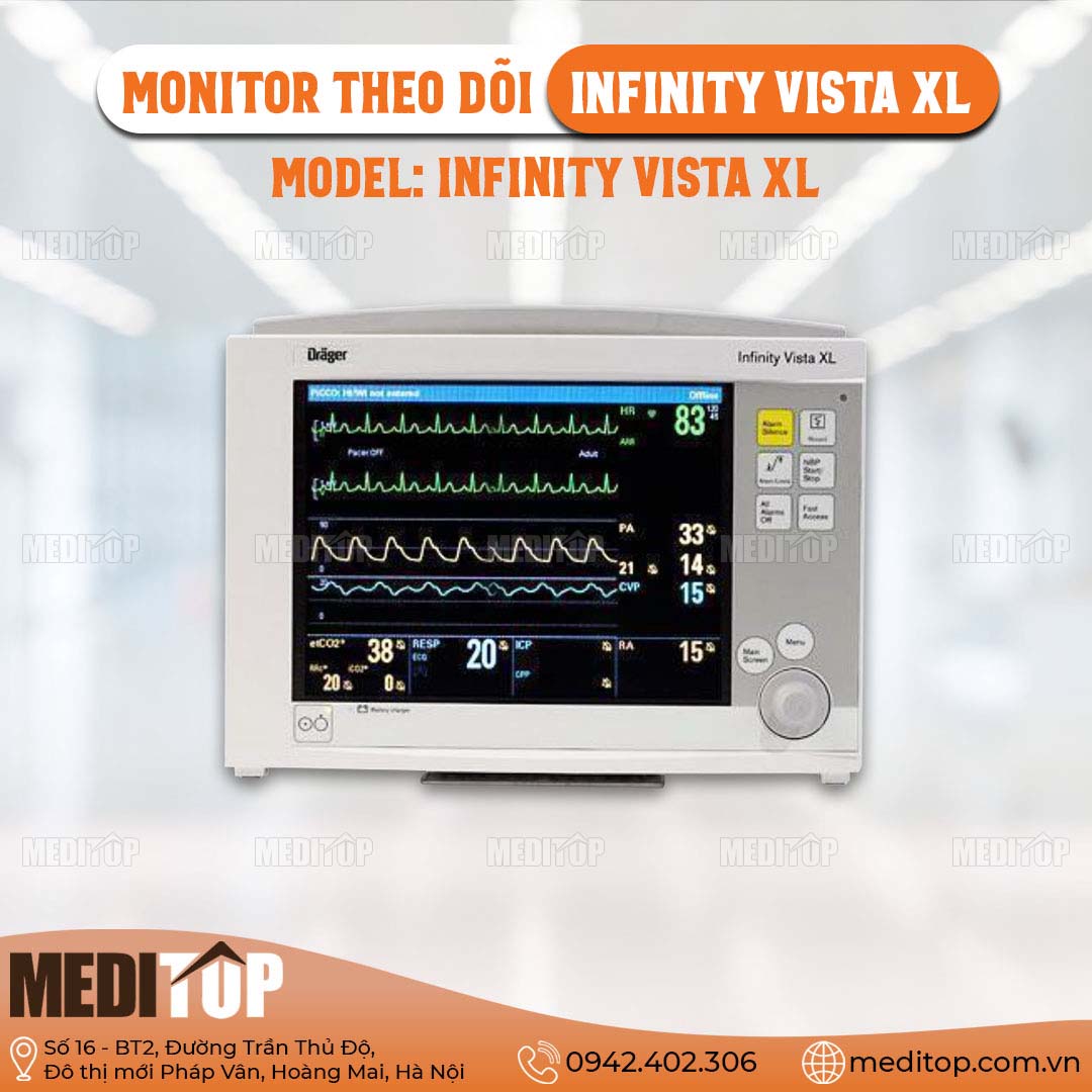 Máy theo dõi Infinity Vista XL