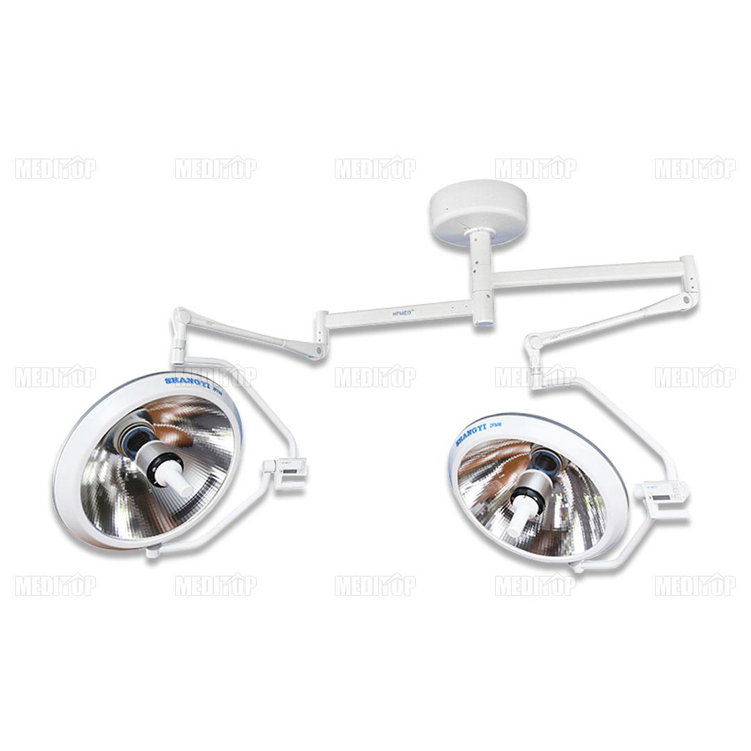 Đèn mổ halogen treo trần 2 nhánh ZF700/500