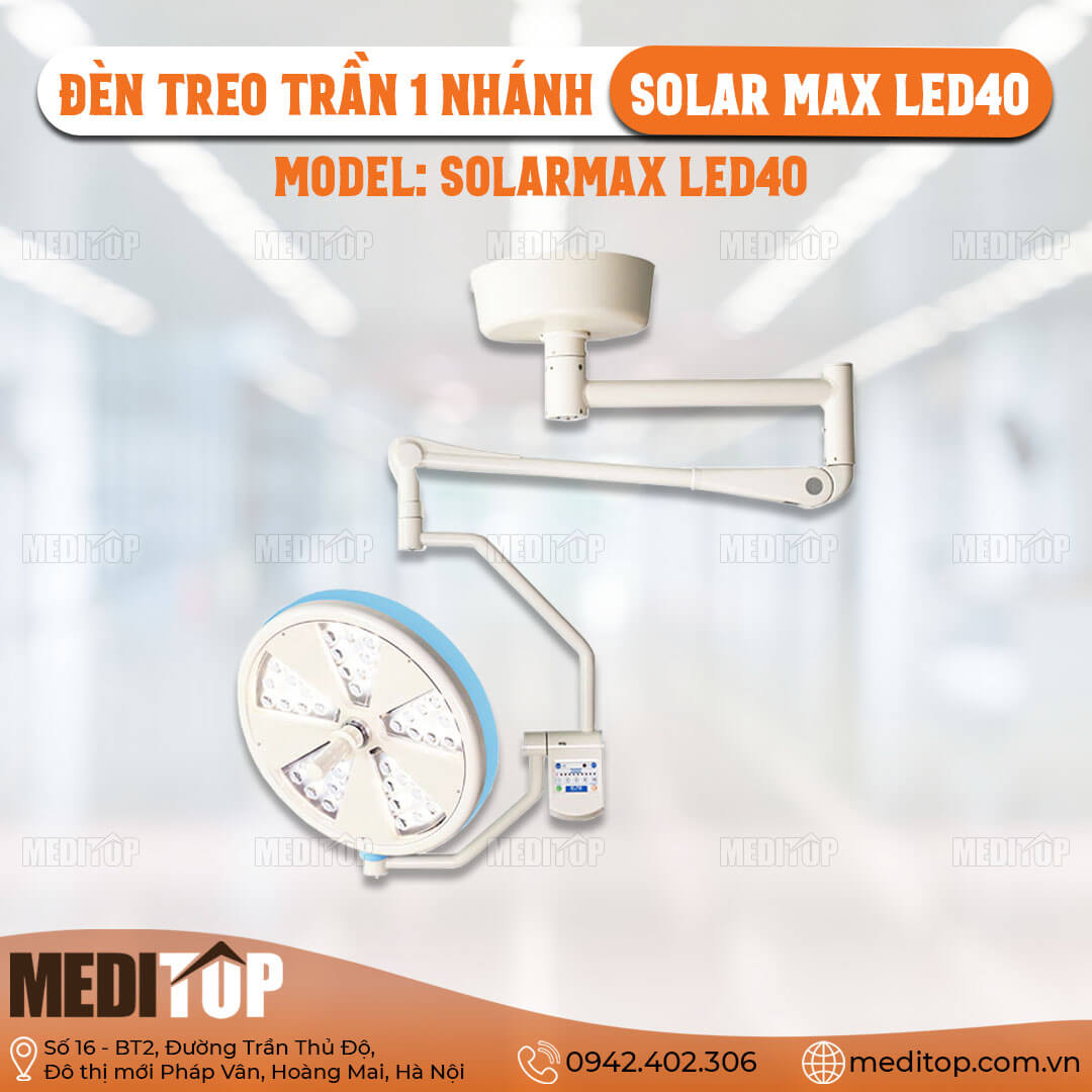 Đèn treo trần 1 nhánh Solar Max LED 40