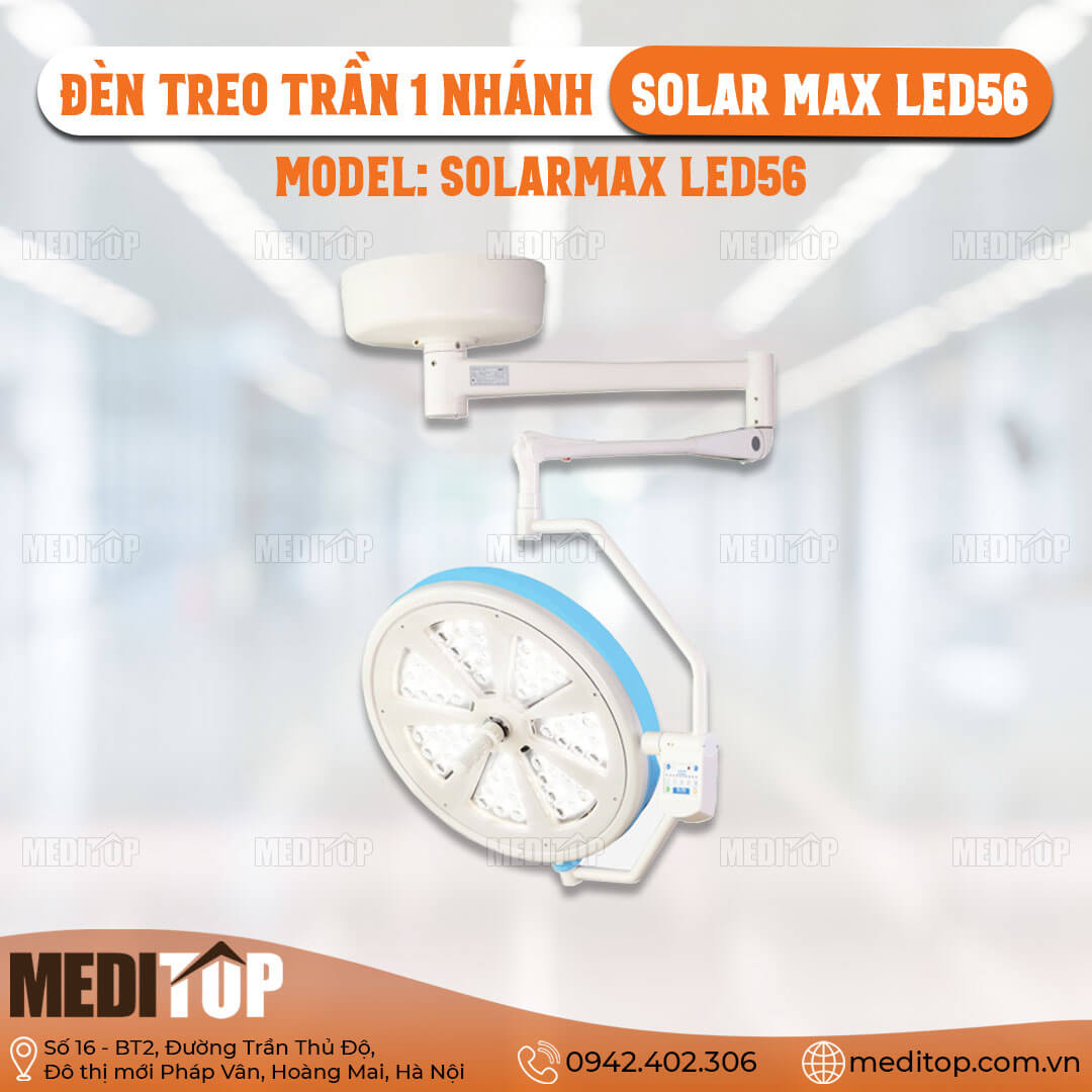 Đèn treo trần 1 nhánh Solar Max LED 56