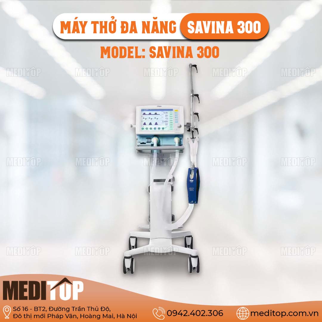 Máy thở đa năng cap cấp Savina 300
