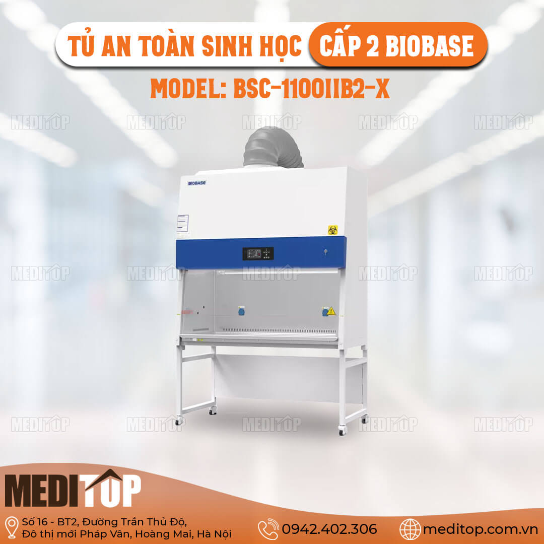 Tủ An Toàn Sinh Học Cấp 2 Biobase BSC-1100IIB2-X