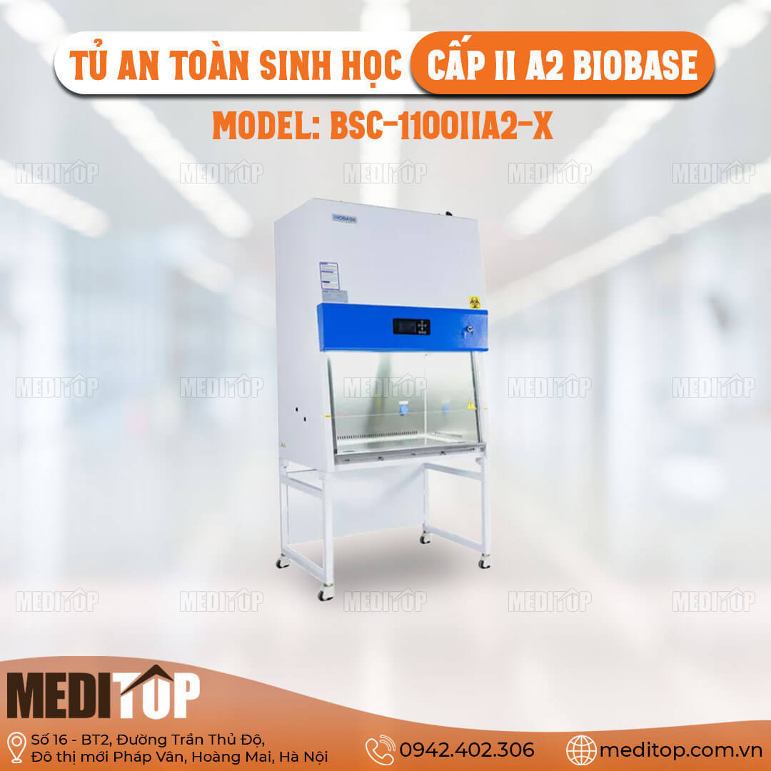Tủ an toàn sinh học cấp II biobase loại A2 BSC-1100IIA2-X 