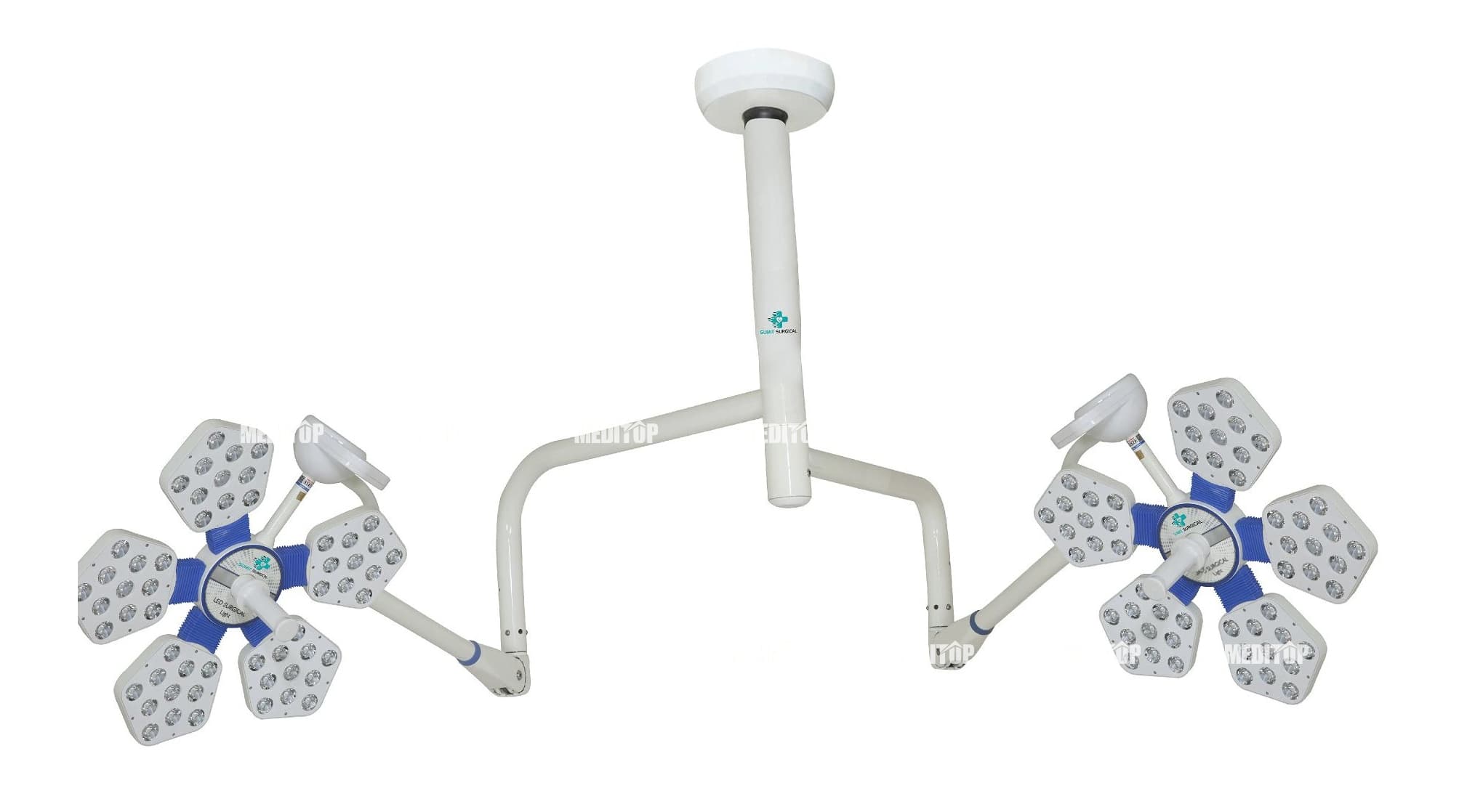Đèn mổ di động LED 2 nhánh 5 cánh SSI-505(P)