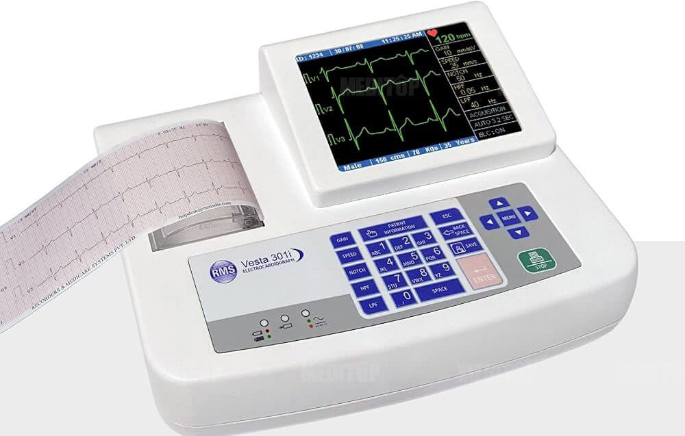 Máy điện tim 3 cần (3 kênh)