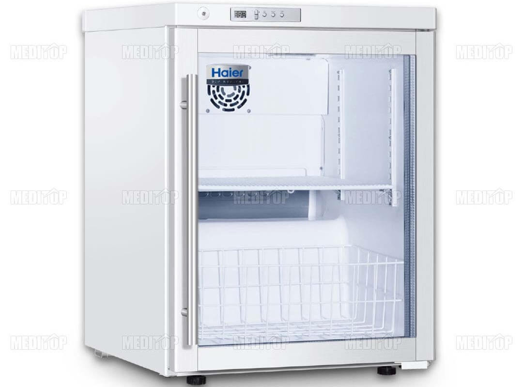 Tủ lạnh bảo quản dược Haier đặt dưới quầy