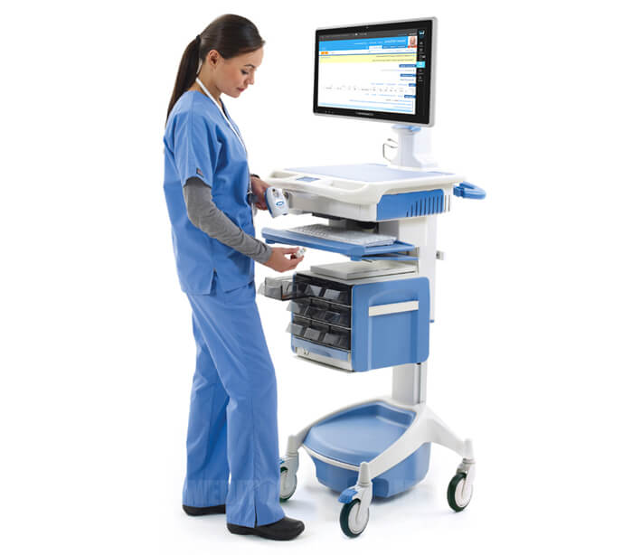 Các loại xe đẩy cấp phát thuốc phổ biến