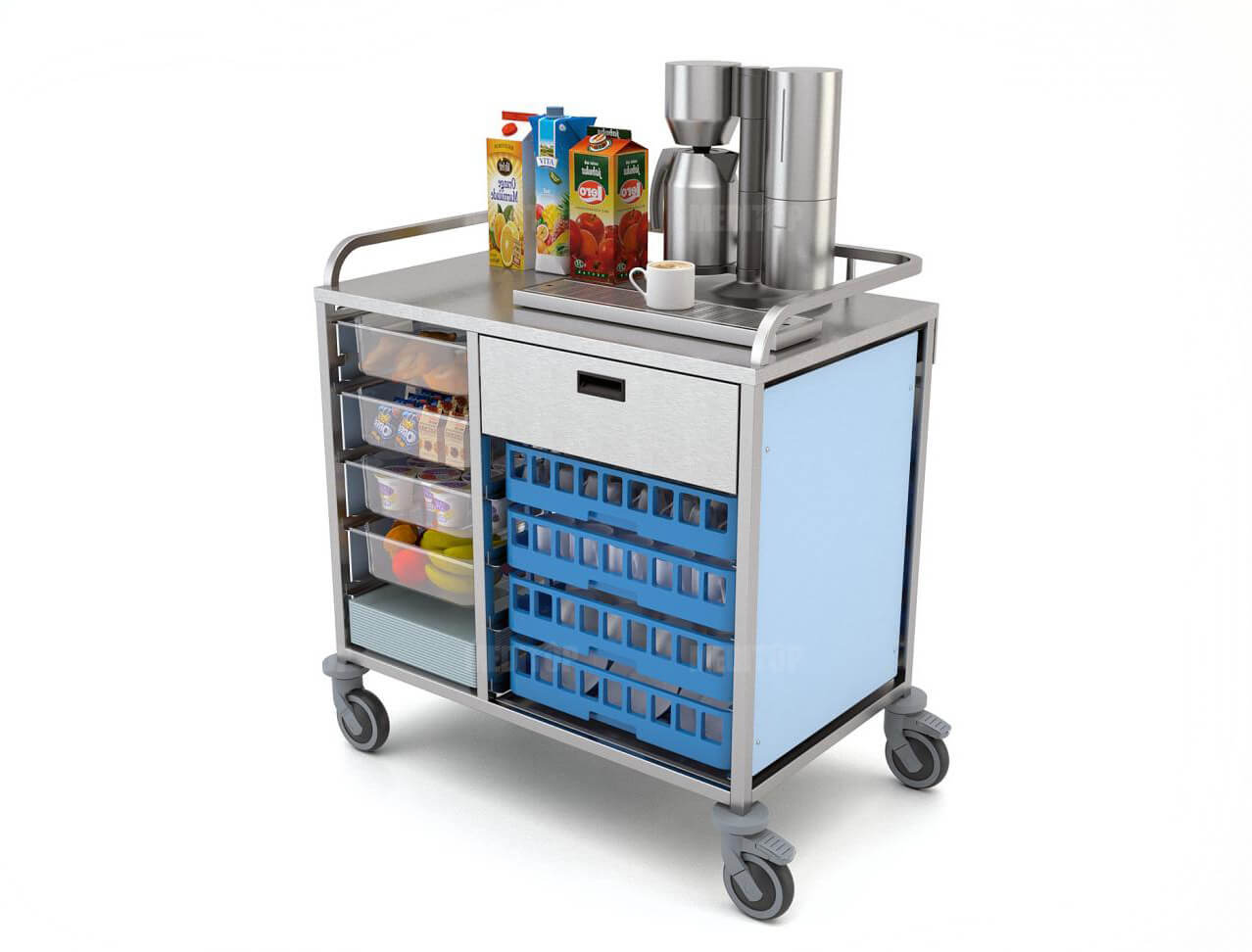 Xe đẩy thức ăn giữ lạnh