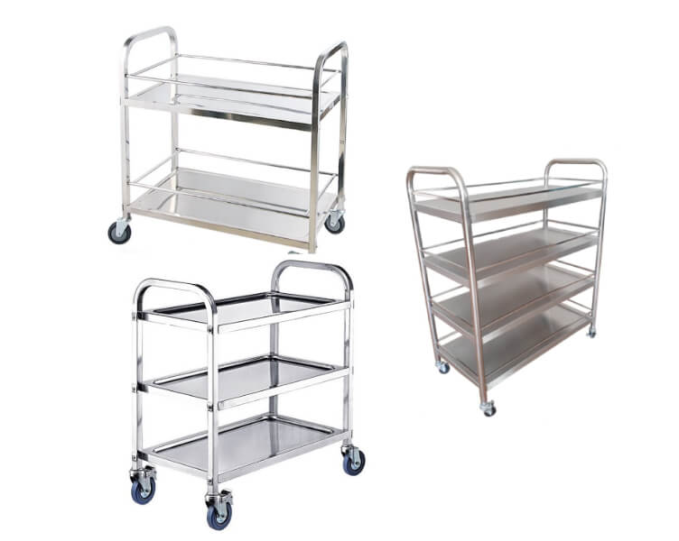 Xe đẩy 2 tầng / 3 tầng mở