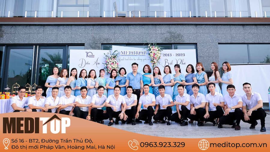 Lễ kỷ niệm 10 năm thành lập công ty MEDITOP