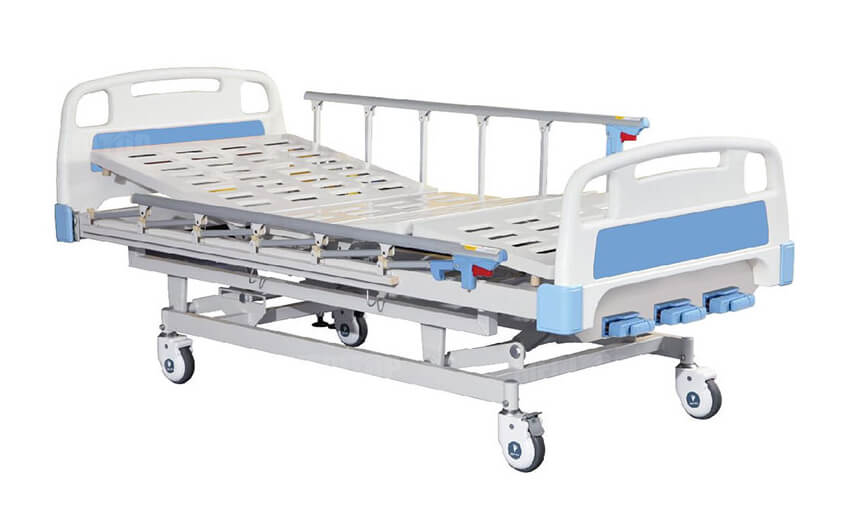 Giường bệnh nh&acirc;n 5 tay quay hiện đại