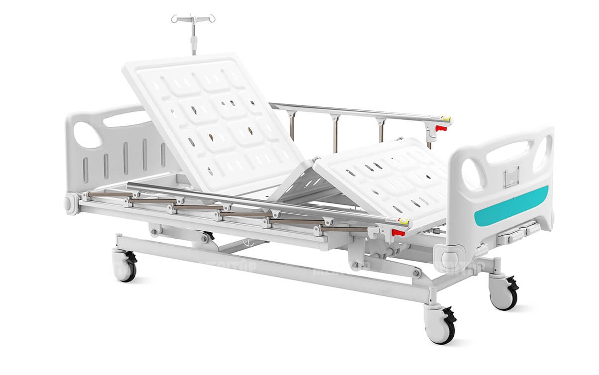 Cơ chế hoạt động của giường bệnh 3 tay quay