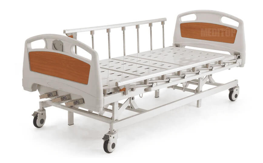 Giường y tế 3 tay quay chăm s&oacute;c sức khỏe to&agrave;n diện