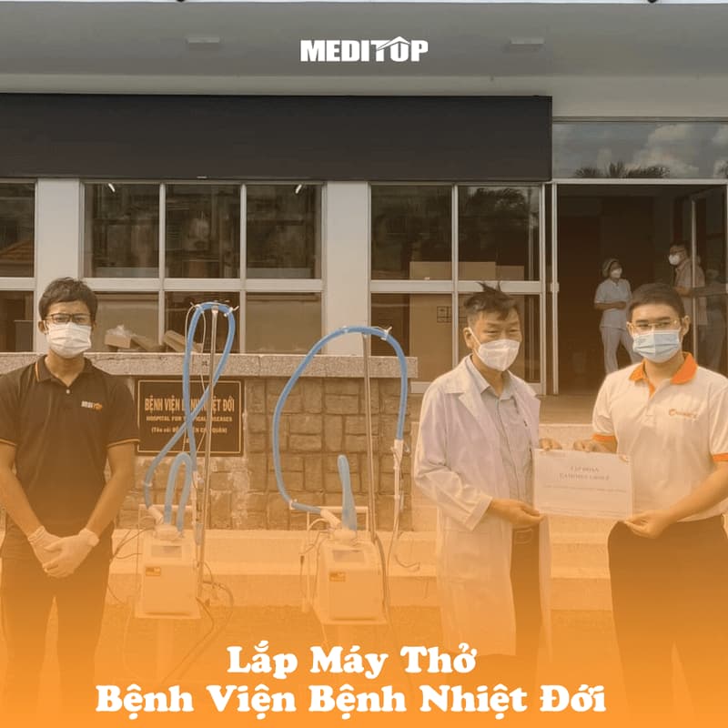 Ông Thành cùng MEDITOP luôn sẵn sàng hỗ trợ trực tiếp chống đại dịch