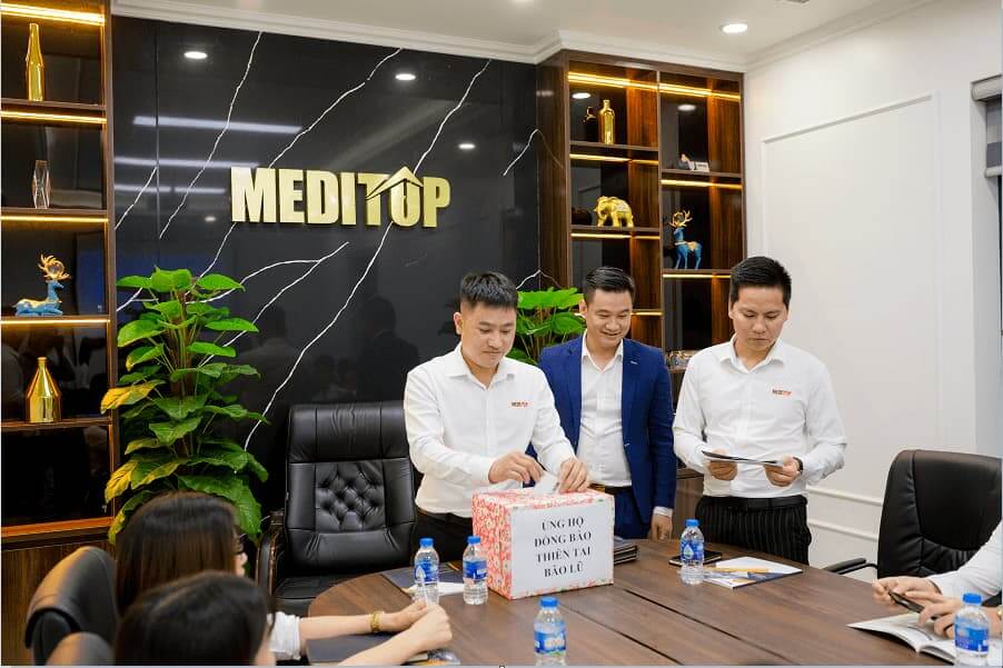 MEDITOP ủng hộ đồng bào miền trung lũ lụt 01