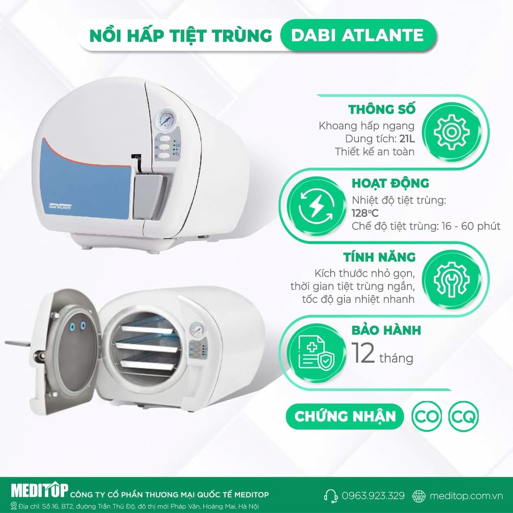 Nồi hấp tiệt trùng Dabi