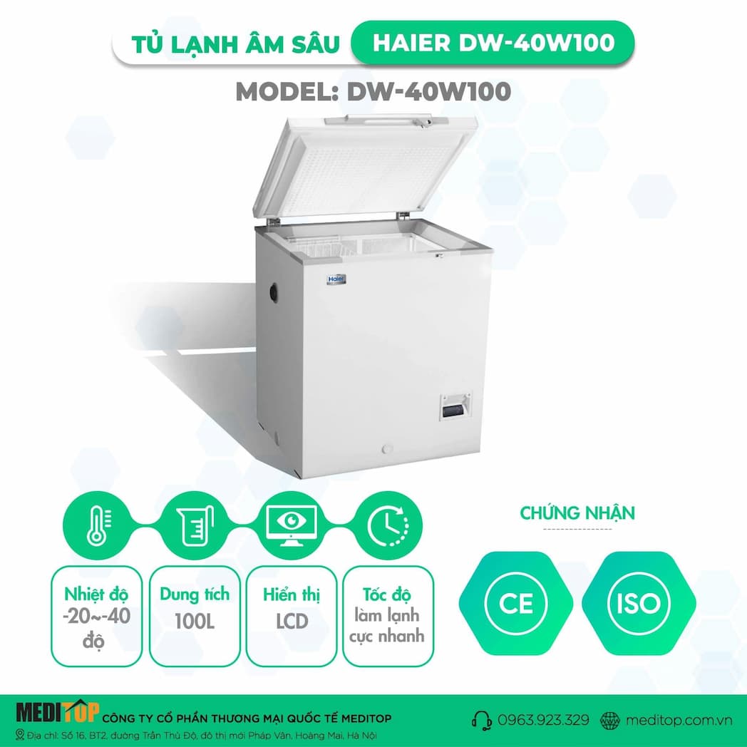 Tủ âm sâu DW-40W100