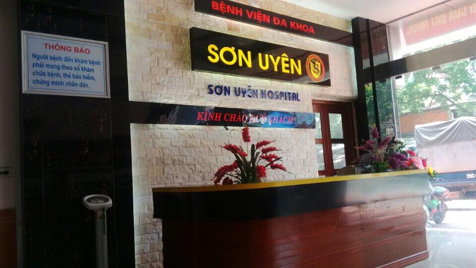 Giao hàng BV Đa khoa Sơn Uyên - Lễ Tân