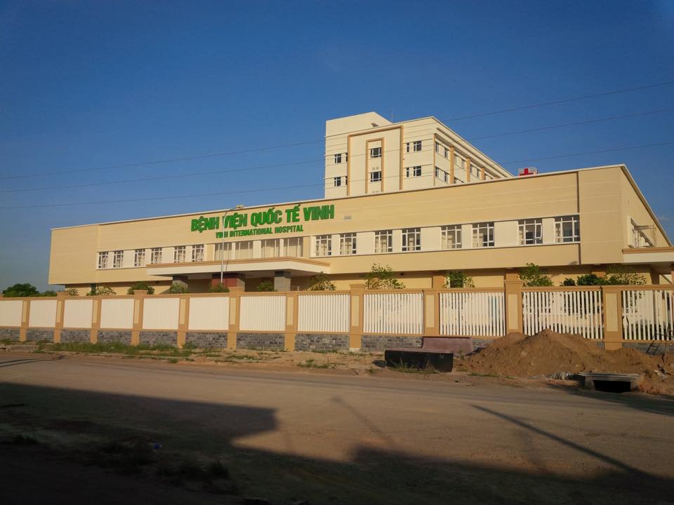 Giao h&agrave;ng tại BV Quốc tế Vinh