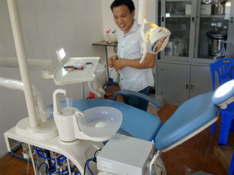 Lắp đặt ghe nha khoa tại Hưng Yên