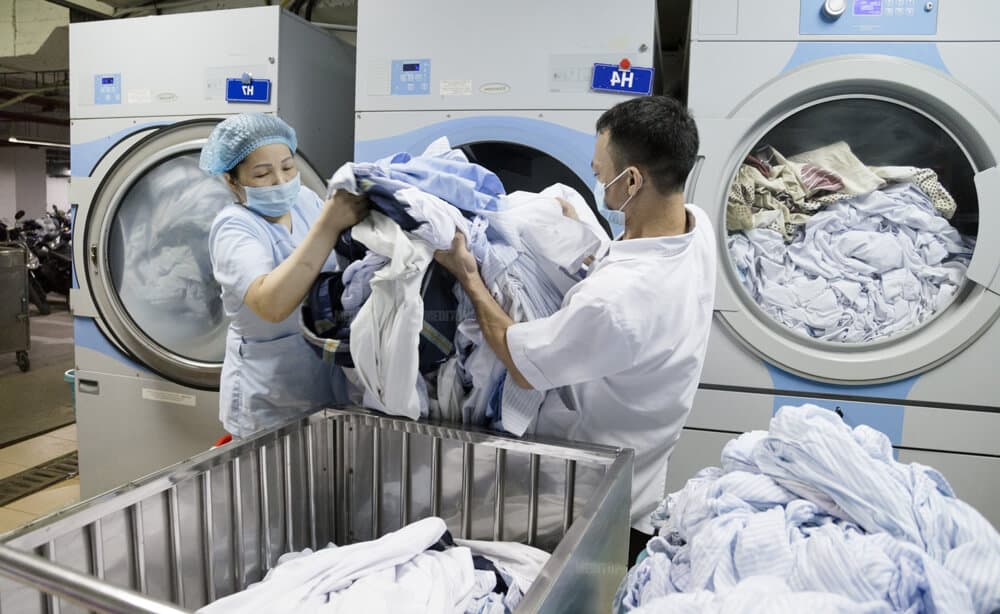 Các loại máy giặt đồ vải công nghiệp dùng trong bệnh viện