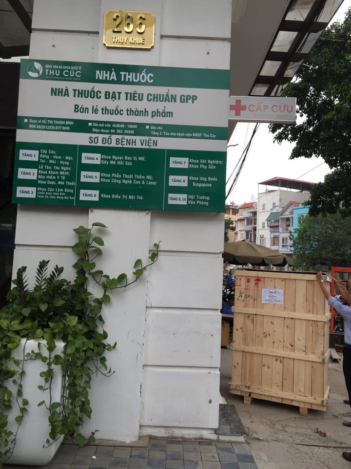 Lắp thiết bị nồi hấp tiệt trùng tại BV Đa khoa quốc tế Thu Cúc